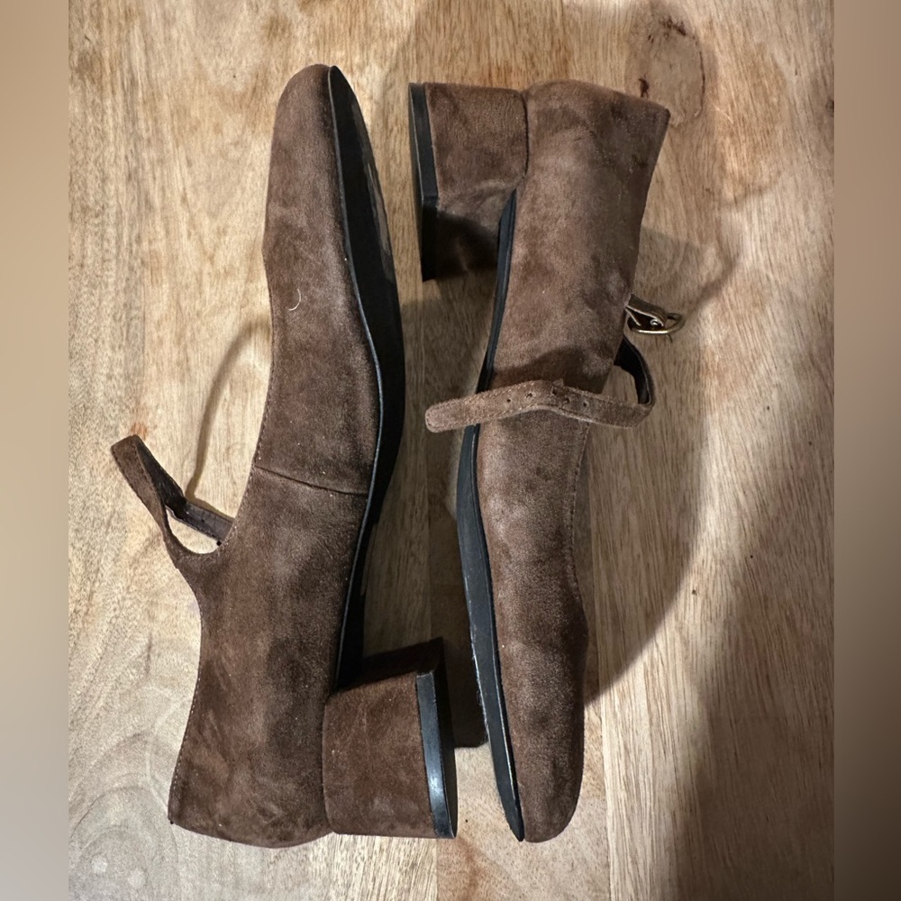 JEFFREY CAMPBELL suede Mary Janes